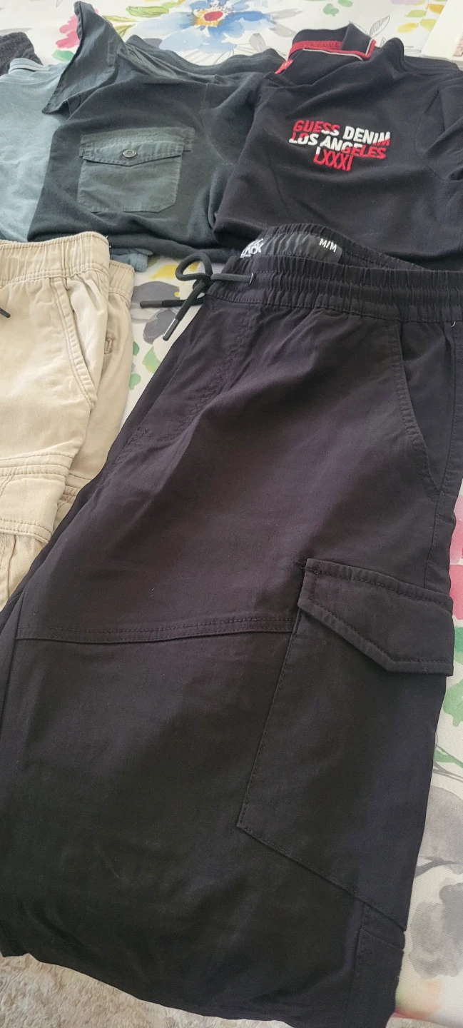 Men's clothing lot,  all size Small except black short Medium - photo 4