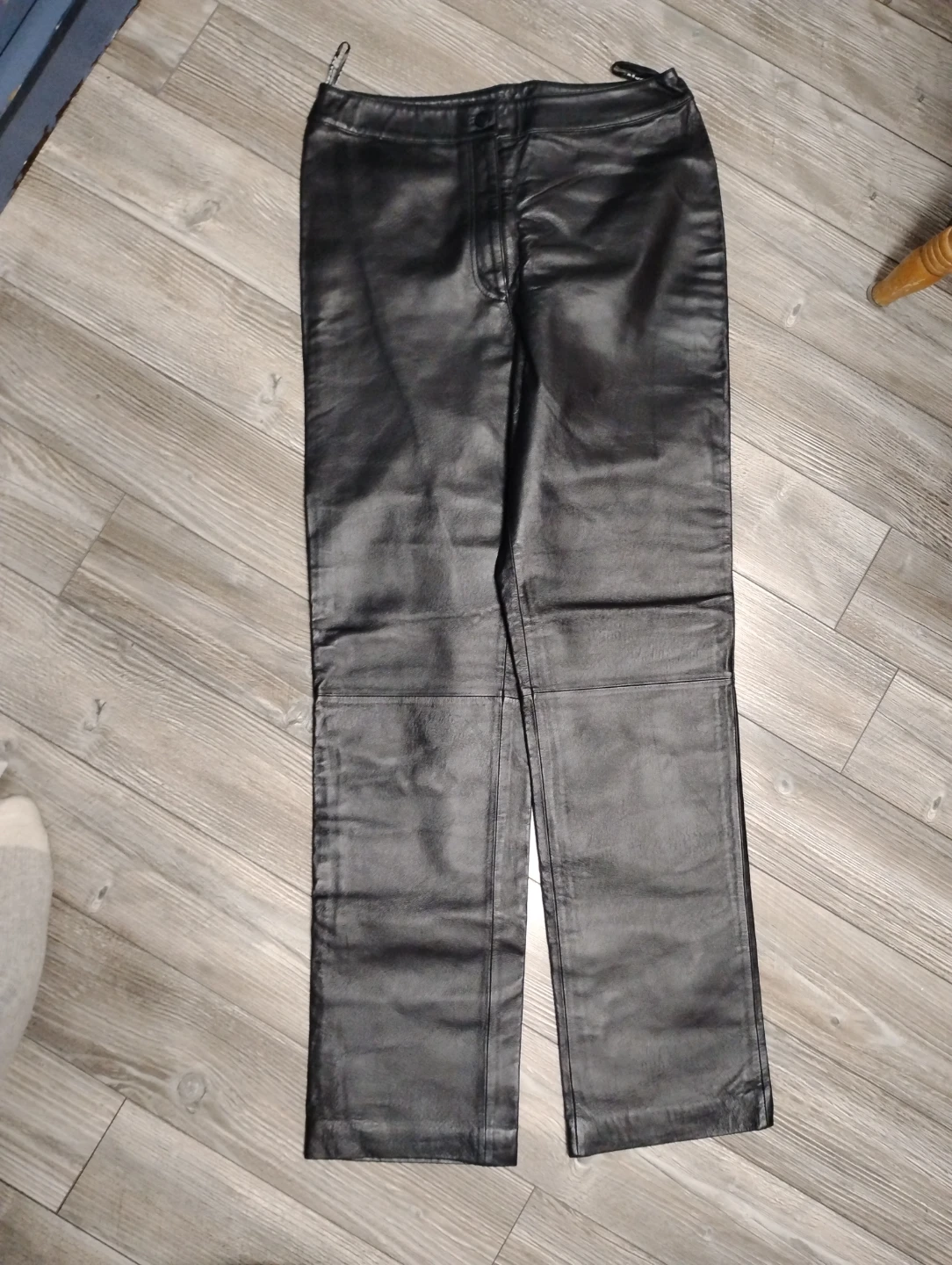 Nygård Collection Black Leather Pants Size 8 - photo 2