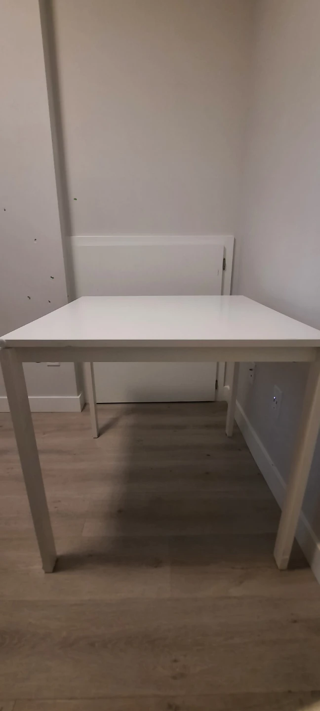 White Square Table - 75cm x 75cm - photo 2