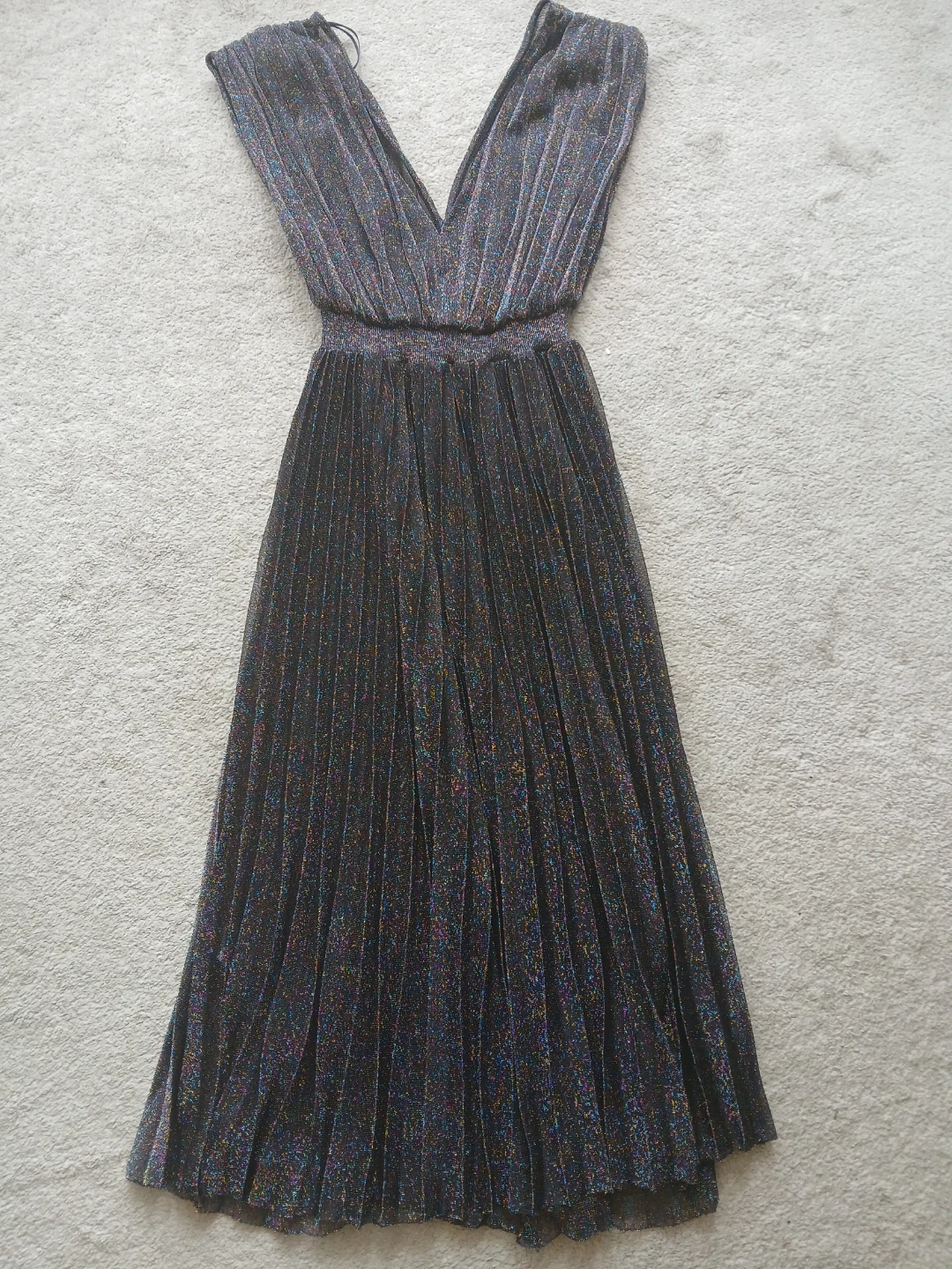 Zara metallic sparkle dress, size small (S) - photo 2