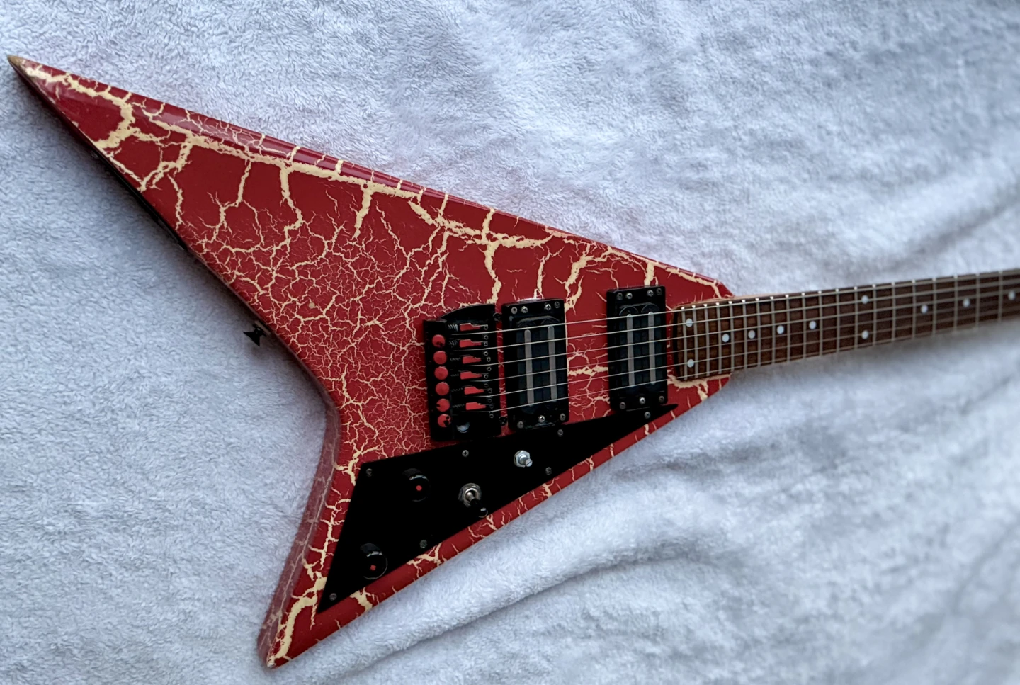 80's Vintage Flying V (Korean Made) Rare Crackle Finish