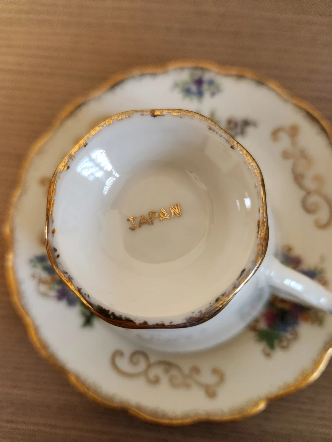 Vintage "Mother" Teacup and Saucer Set - Japan - photo 4