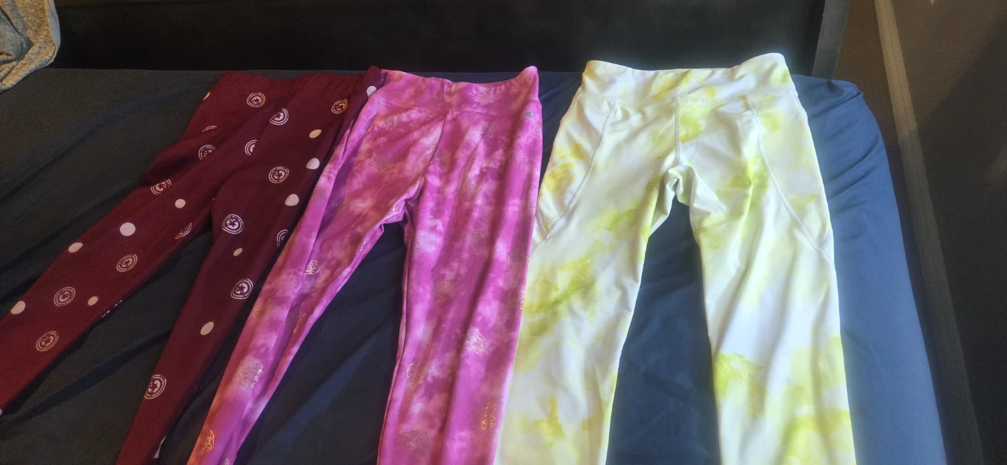 Three Pairs of Girls' Leggings