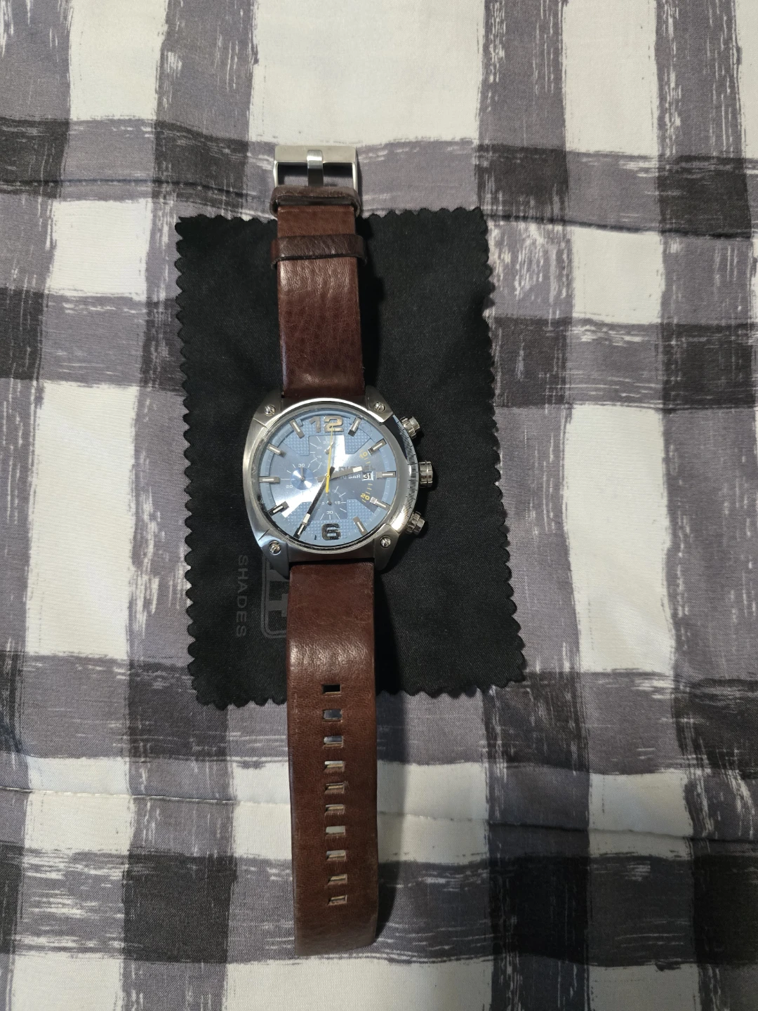 Diesel Chronograph Watch - Brown Leather Strap