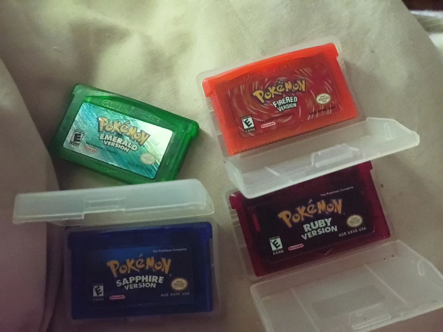 Pokemon Game Boy Advance Games -