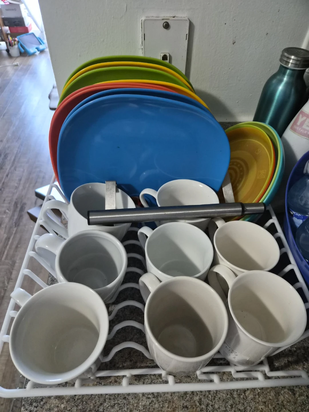 Colorful Plate and Mug Set