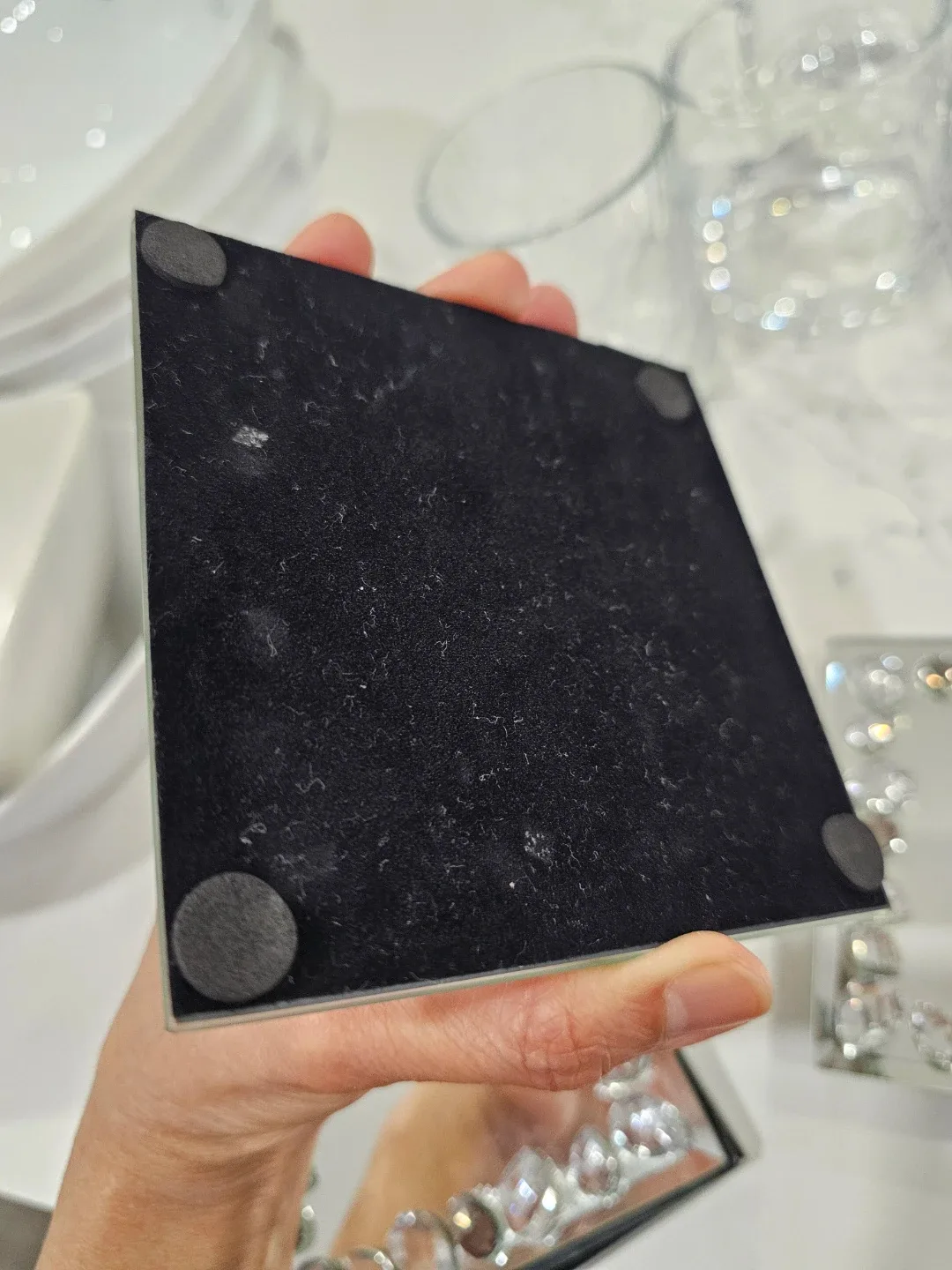 Glass Coasters with Rhinestones ⚽️ - photo 2
