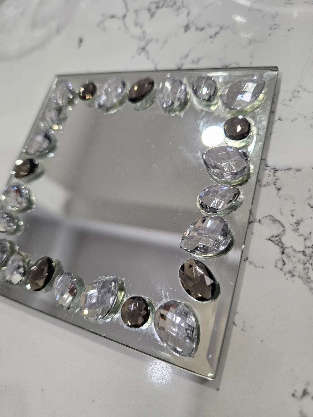 Glass Coasters with Rhinestones ⚽️ - photo 3