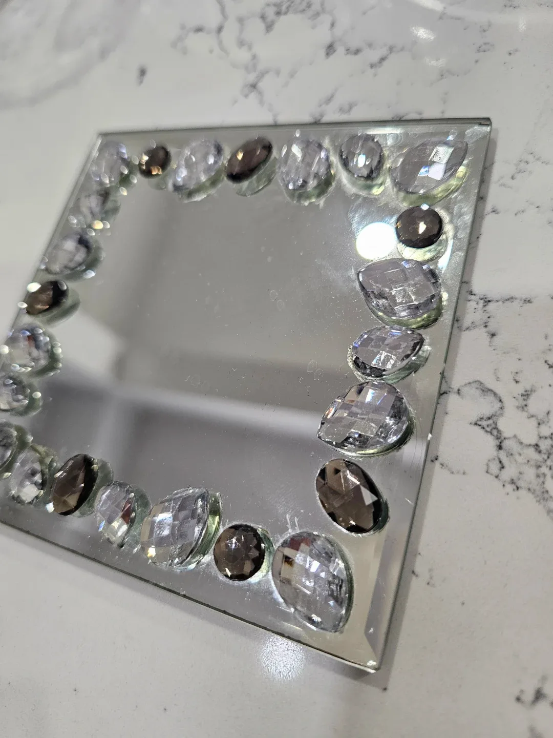 Glass Coasters with Rhinestones ⚽️ - photo 3
