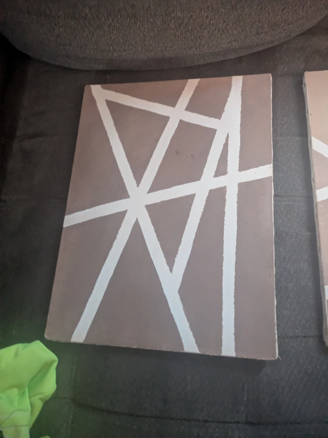 Set of 3 Geometric Canvas Wall Art - photo 2