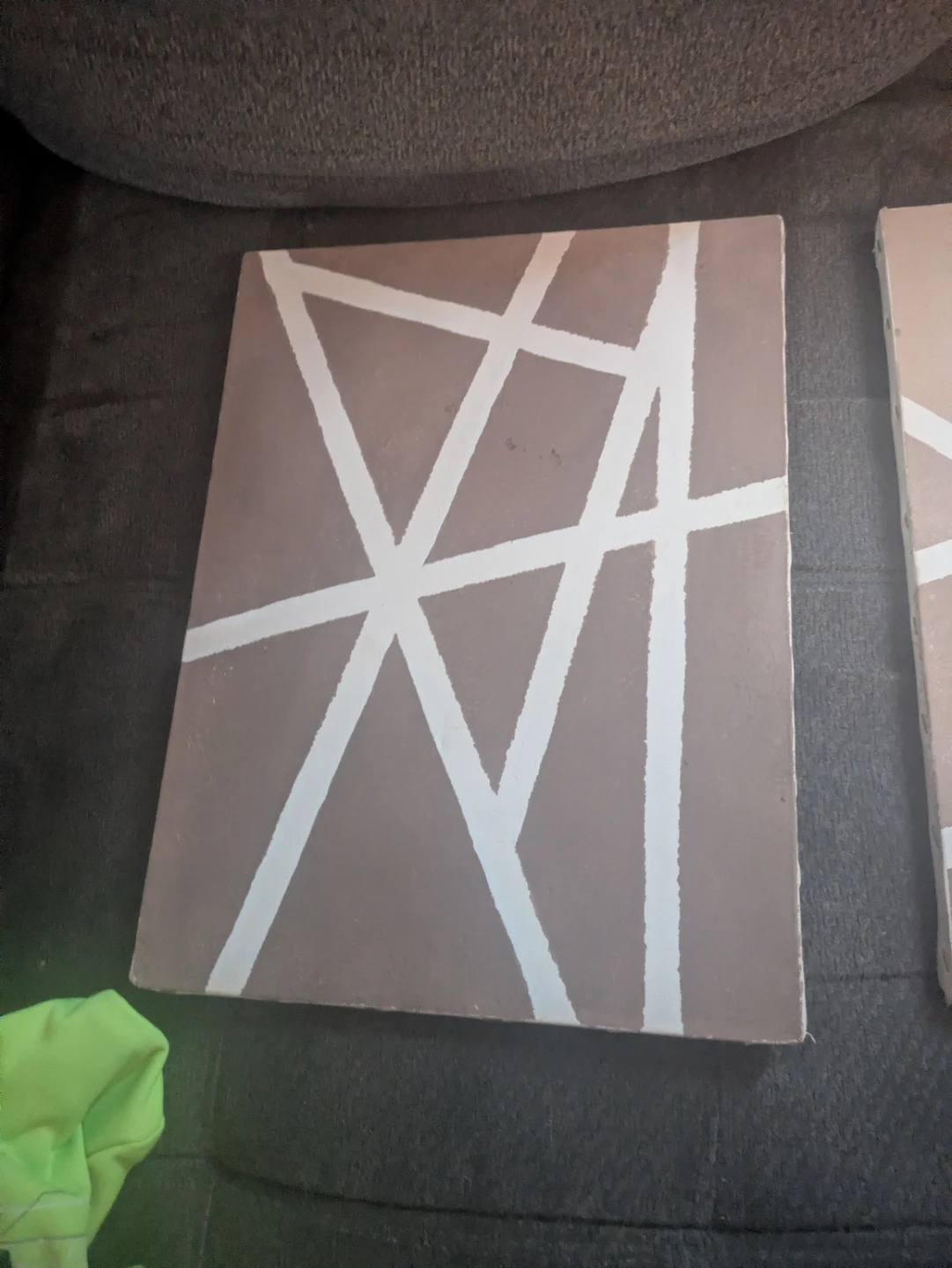 Set of 3 Geometric Canvas Wall Art - photo 3