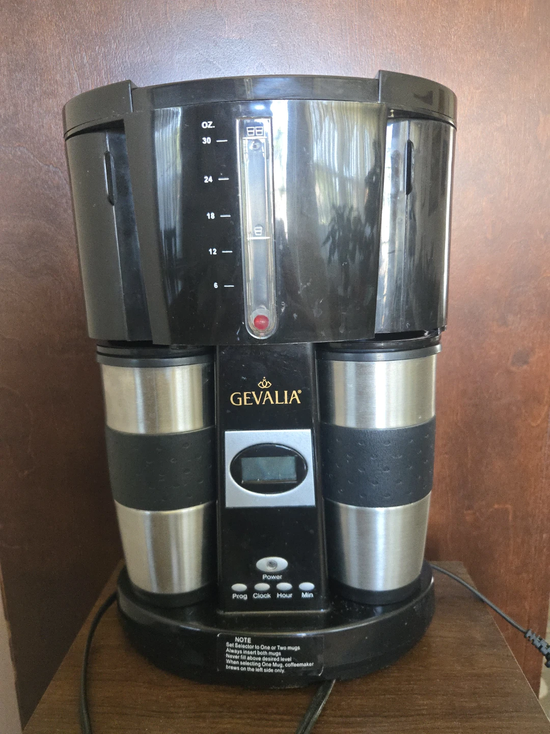 Gevalia Coffee Maker with Travel Mugs