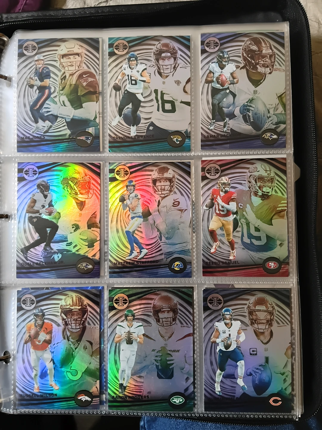 Assorted NFL Football Cards Collection