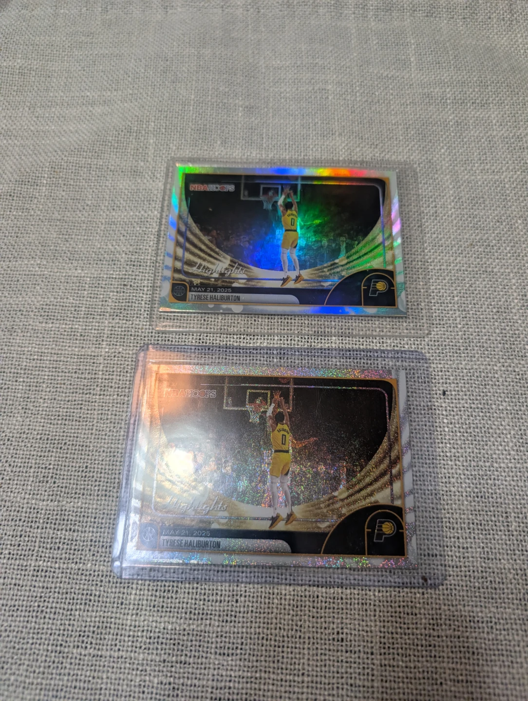 Tyrese Haliburton NBA Hoops Basketball Cards. ⚽