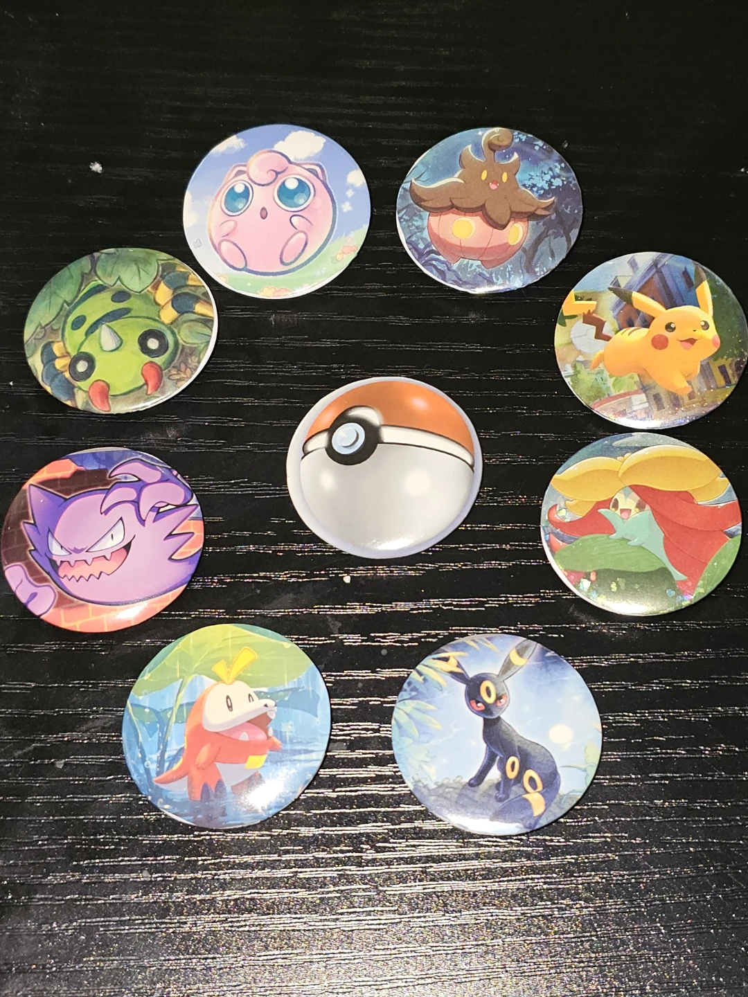 Pokemon Button Pins