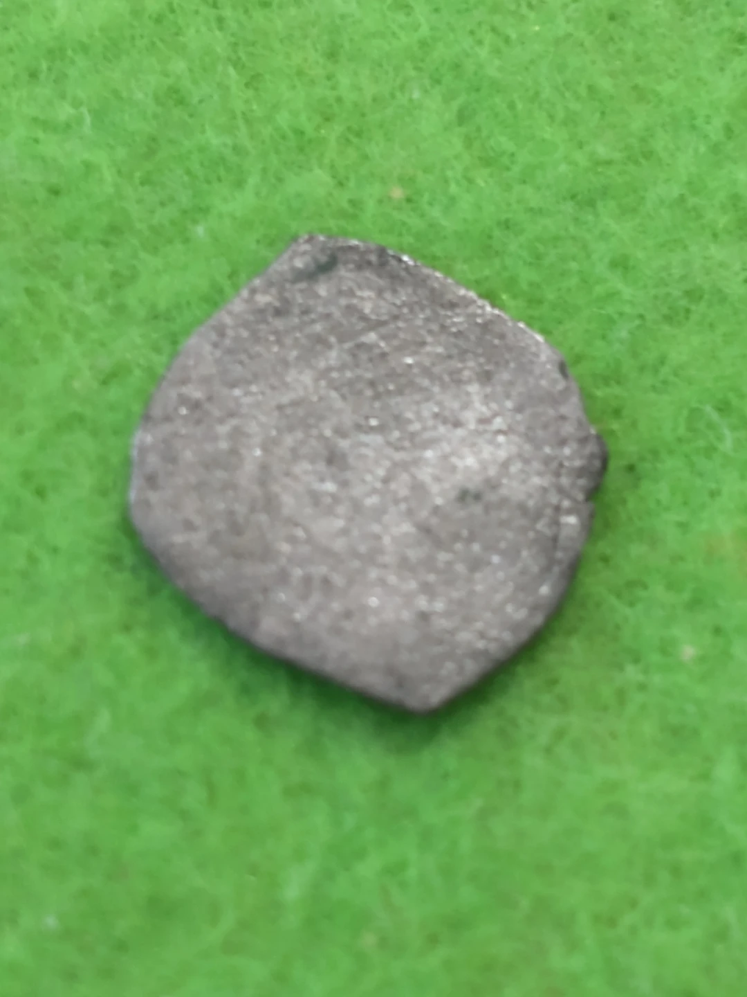 Unattributed unifaced silver medieval coin - photo 4