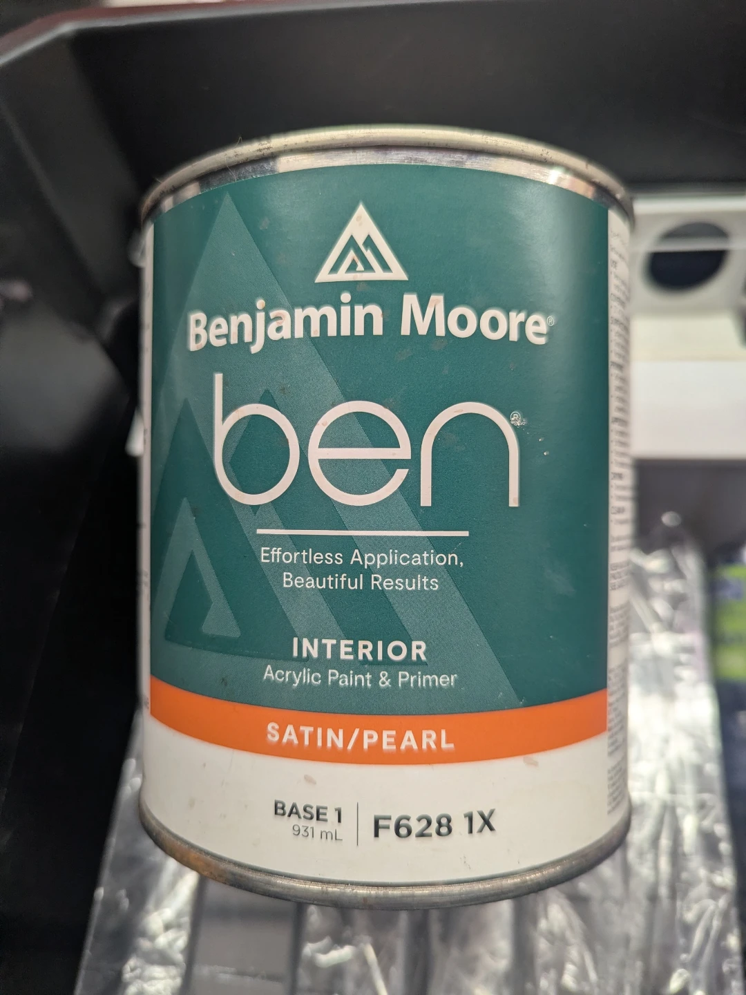 Benjamin Moore ben Interior Satin/Pearl Paint - 931 ml