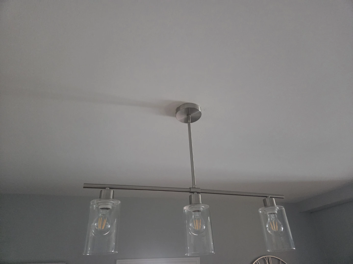 Brushed Nickel 3-Light Chandelier