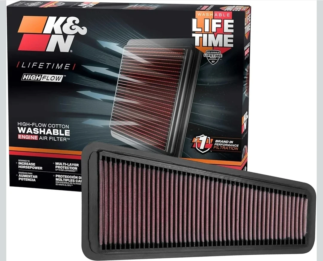 K&N Engine Air filter, Washable & Reusable 33-2281 - photo 3
