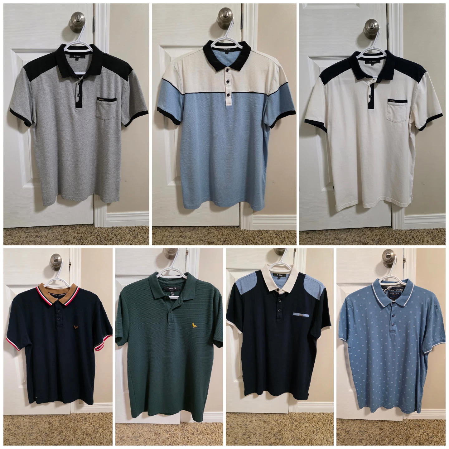 Mens polo shirts size M