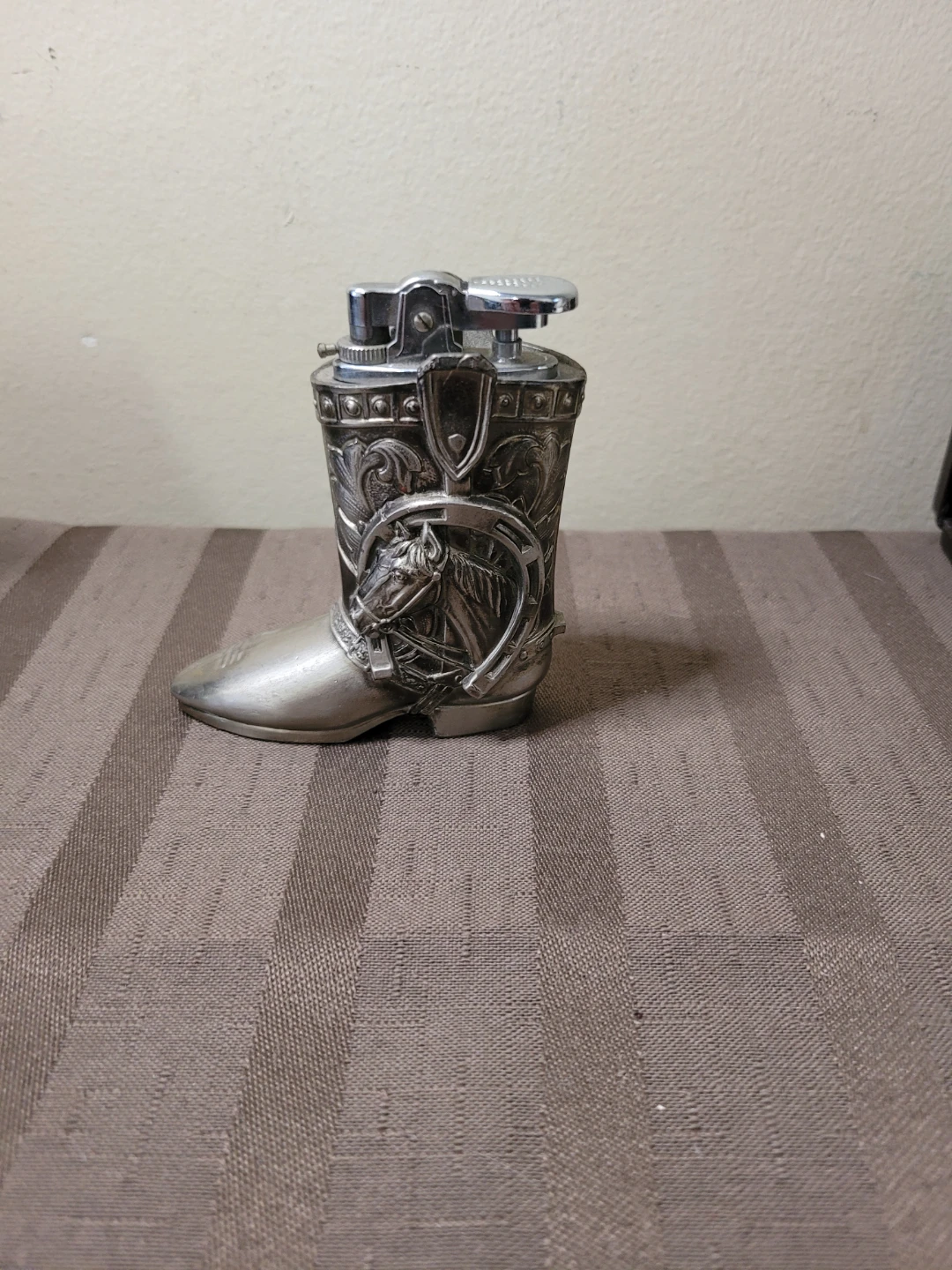 Vintage Western Cowboy  Boot Butane gas Lighter