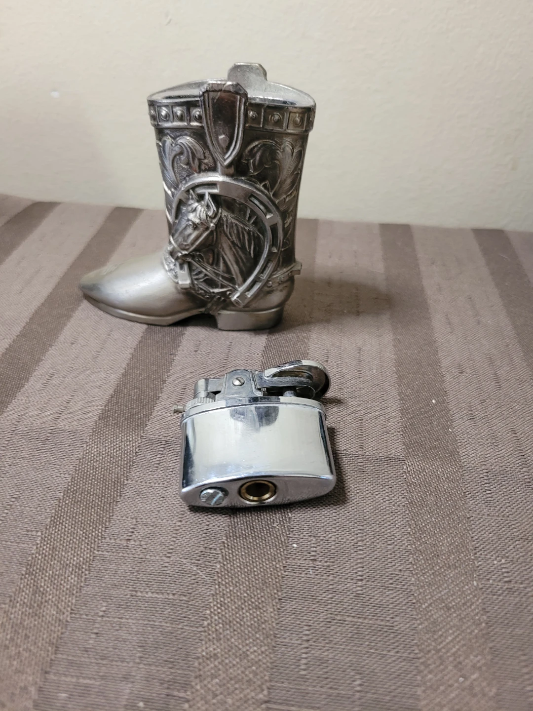 Vintage Western Cowboy  Boot Butane gas Lighter - photo 2