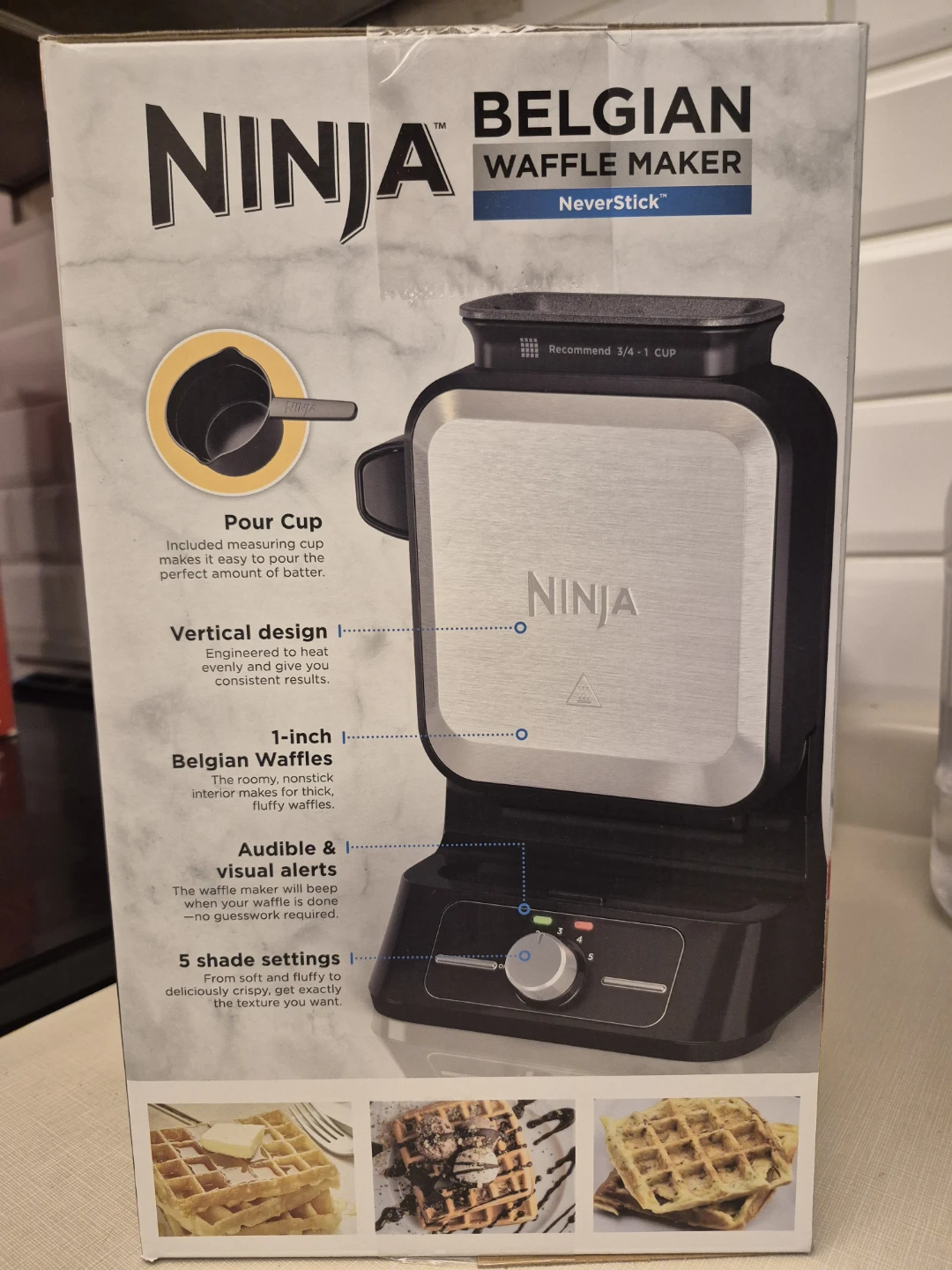 Ninja Belgian Waffle Maker NeverStick - photo 3