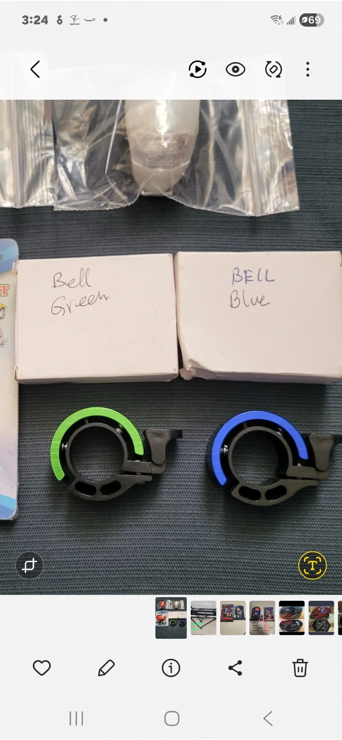 Bike Helmet,Bell,LED Light,Steel ULock,Cable Lock+Bike parts - photo 5