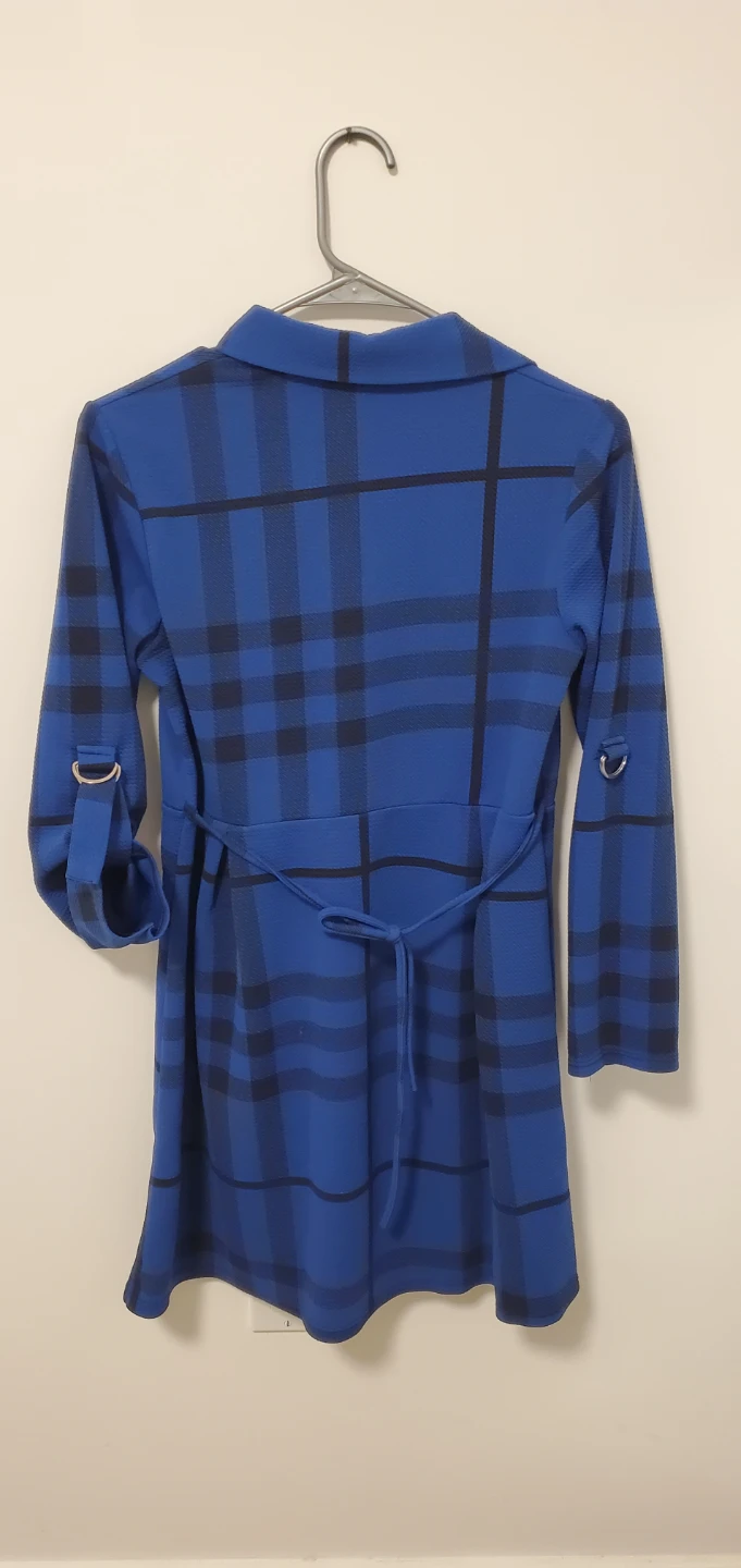 Blue Plaid Dress - photo 2