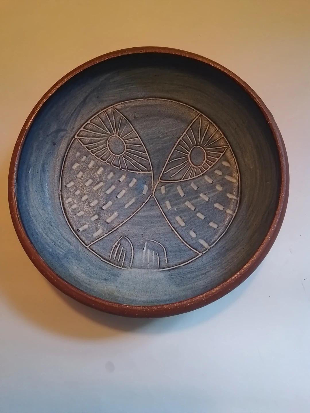 Rare Mid-Century Canadian Studio Pottery Bowl by Annelise Wade