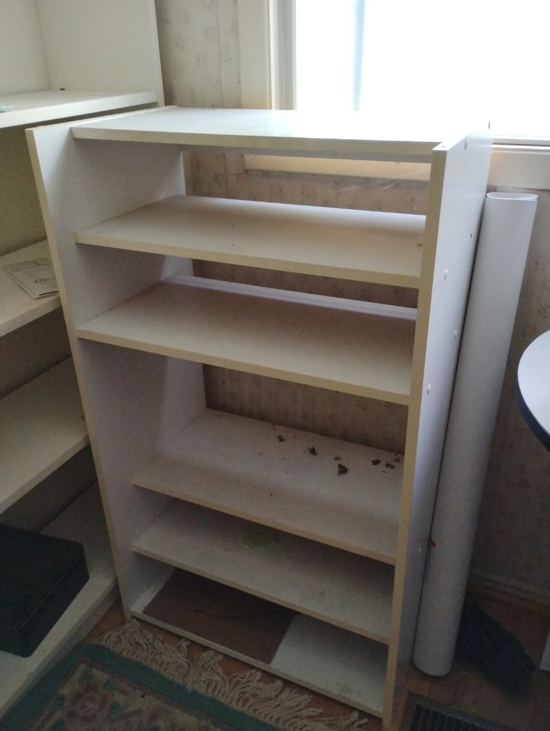 FREE White 5-Shelf Bookshelf