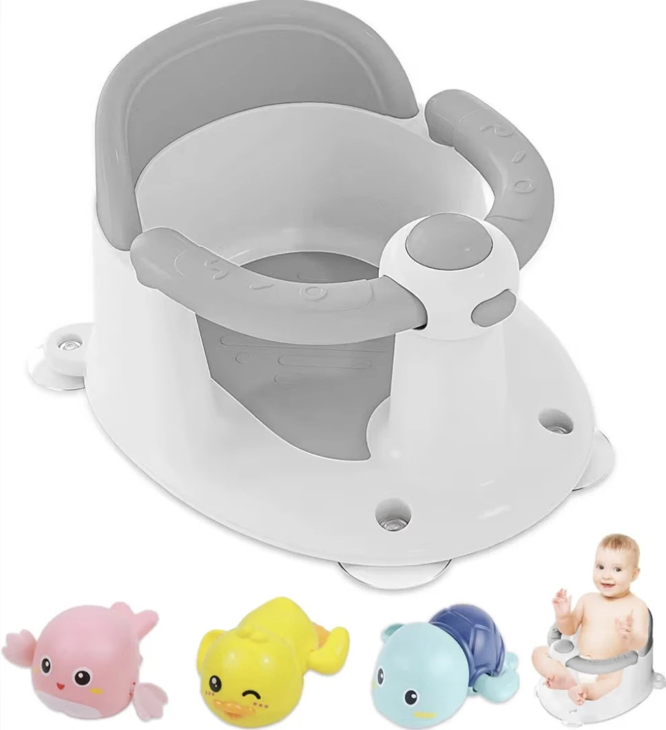 Baby Bath Seat with Openable Design