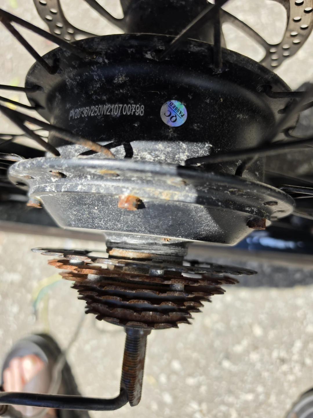 36V 250W Electric Bicycle Fat Tire Wheel with Cassette - photo 2