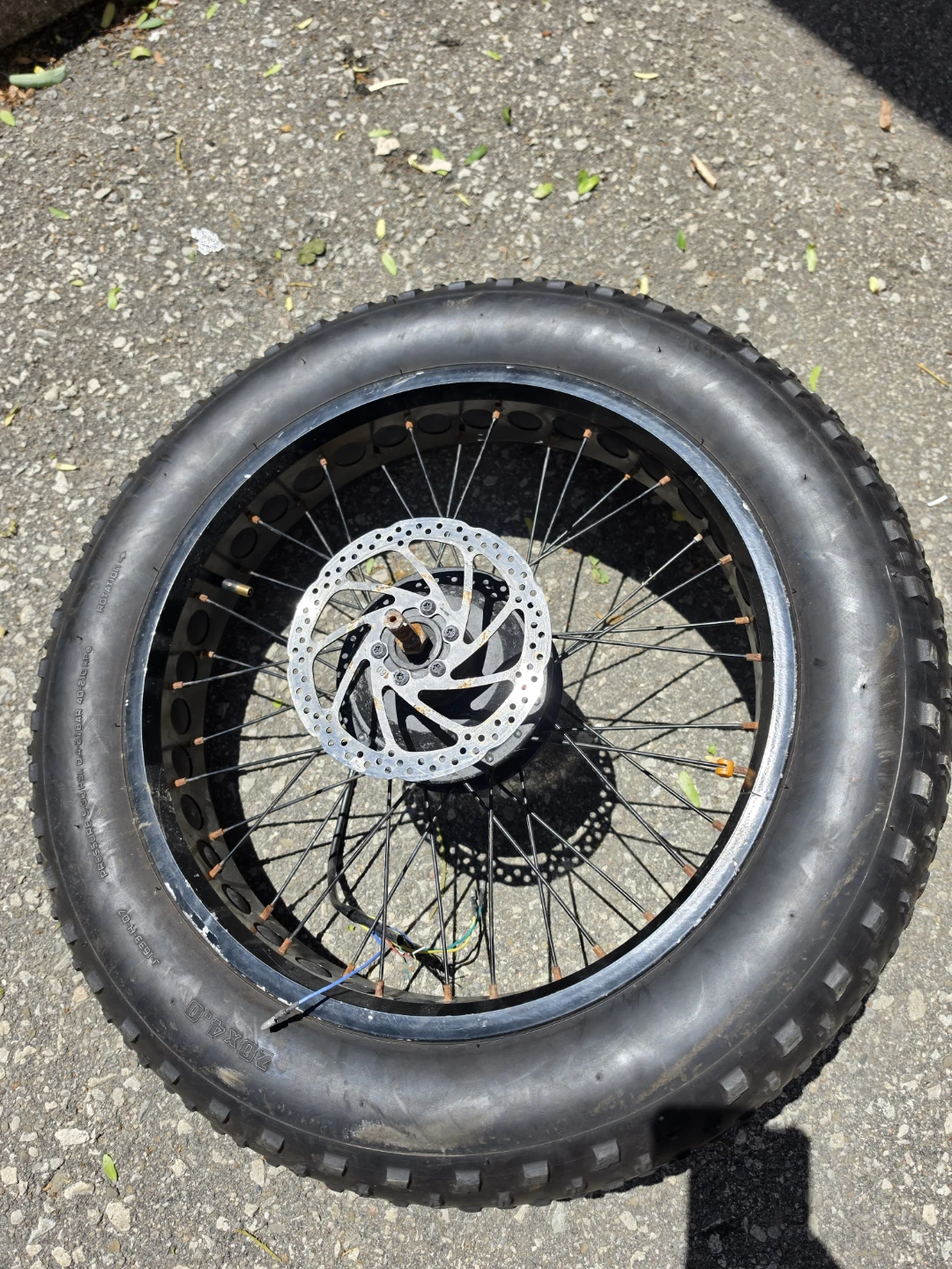 36V 250W Electric Bicycle Fat Tire Wheel with Cassette - photo 3