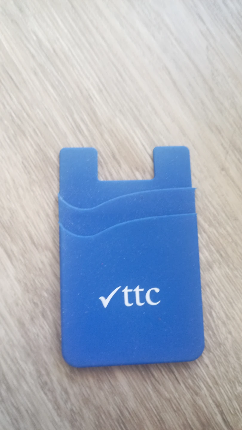 TTC Blue Phone Card Holder