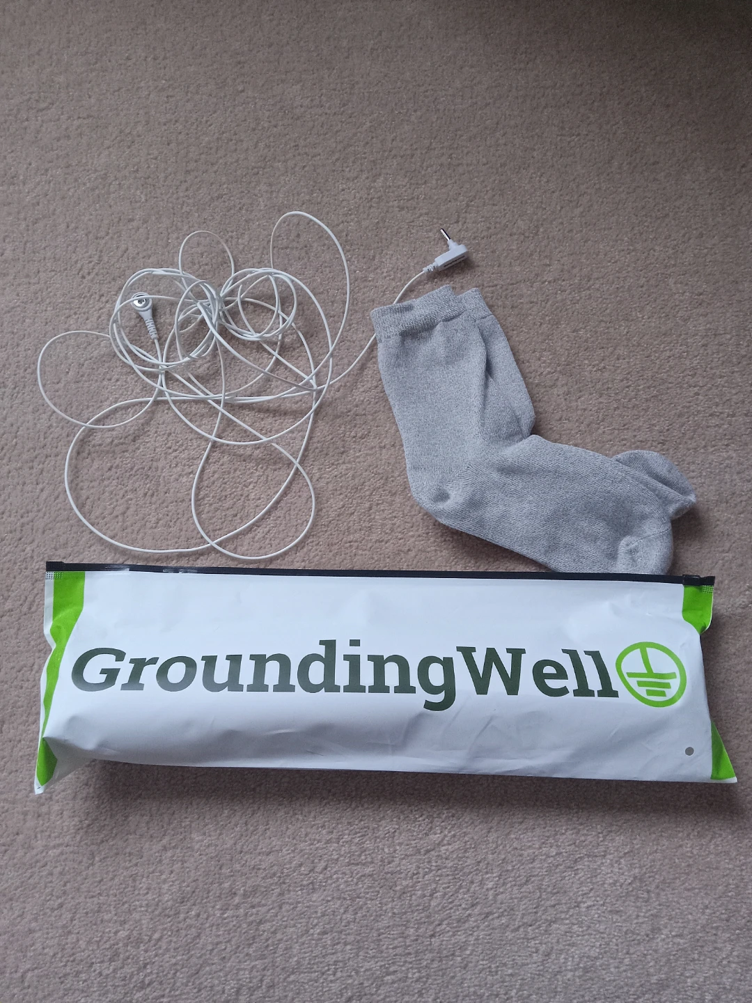 GroundingWell Grounding Earthing Mat with Cable and Sock