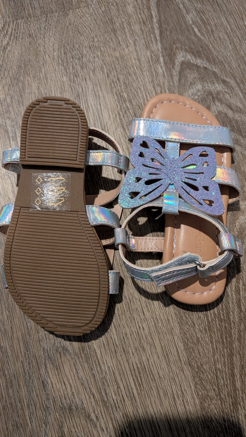 George Toddler Girls Butterfly Sandals ⚽