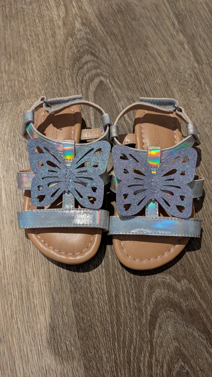 George Toddler Girls Butterfly Sandals ⚽ - photo 3