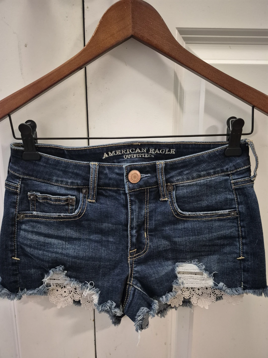 2 American Eagle Outfiters & 1 Abercrombie  Denim Shorts - photo 2