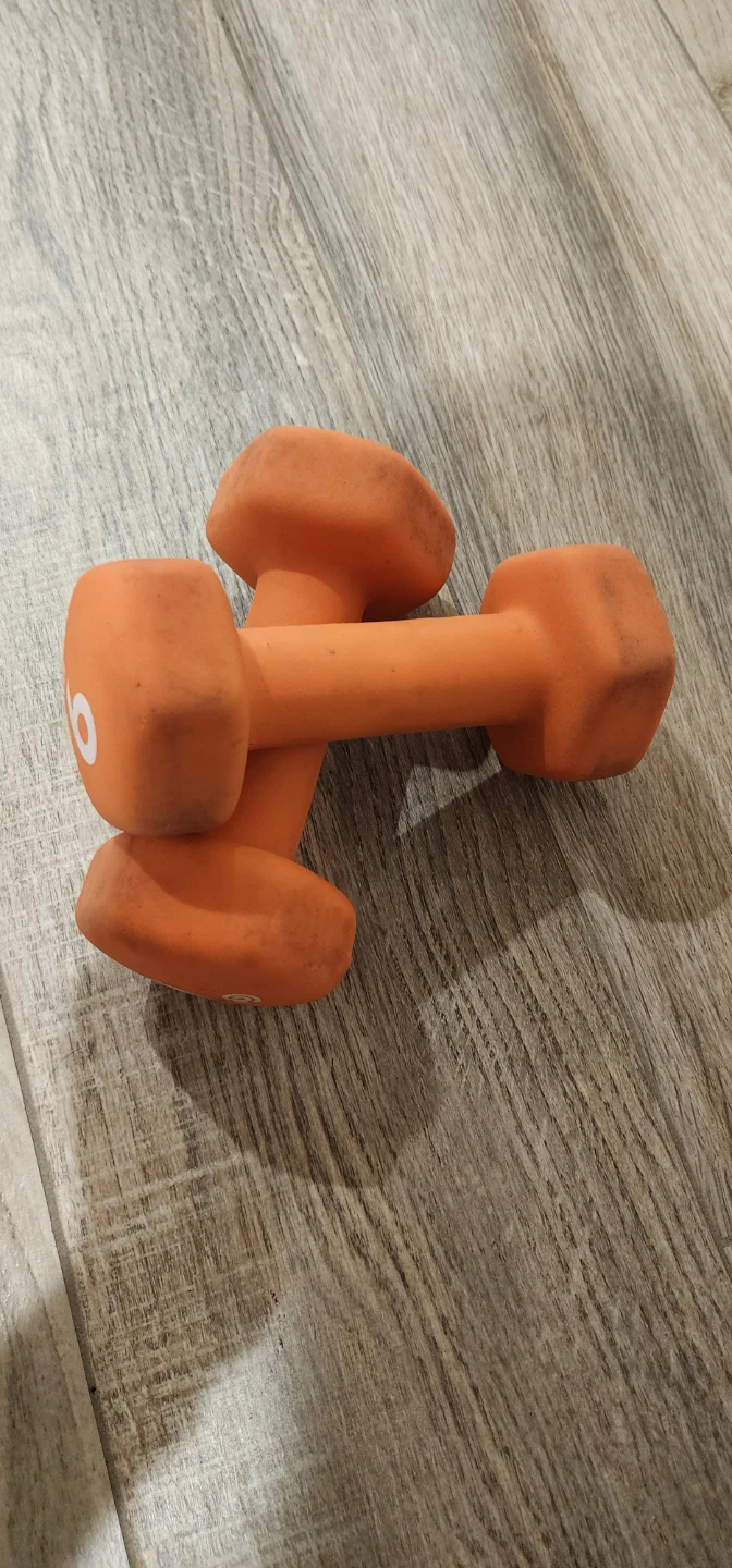 Orange Dumbbells - 6 lbs⚽