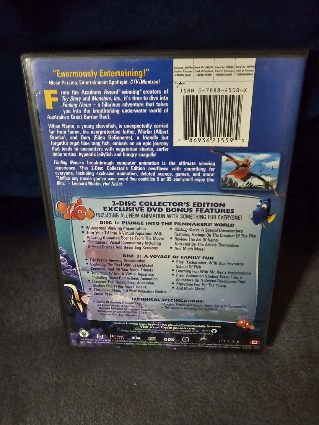 Finding Nemo 2-Disc Collector's Edition DVD - photo 4