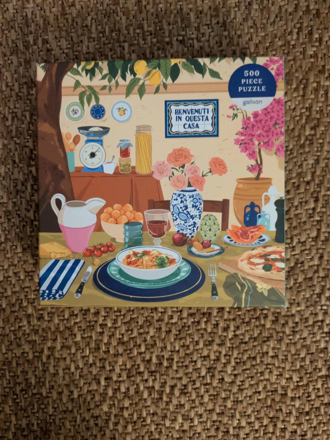 Galison Tuscan Afternoon 500 Piece Jigsaw Puzzle