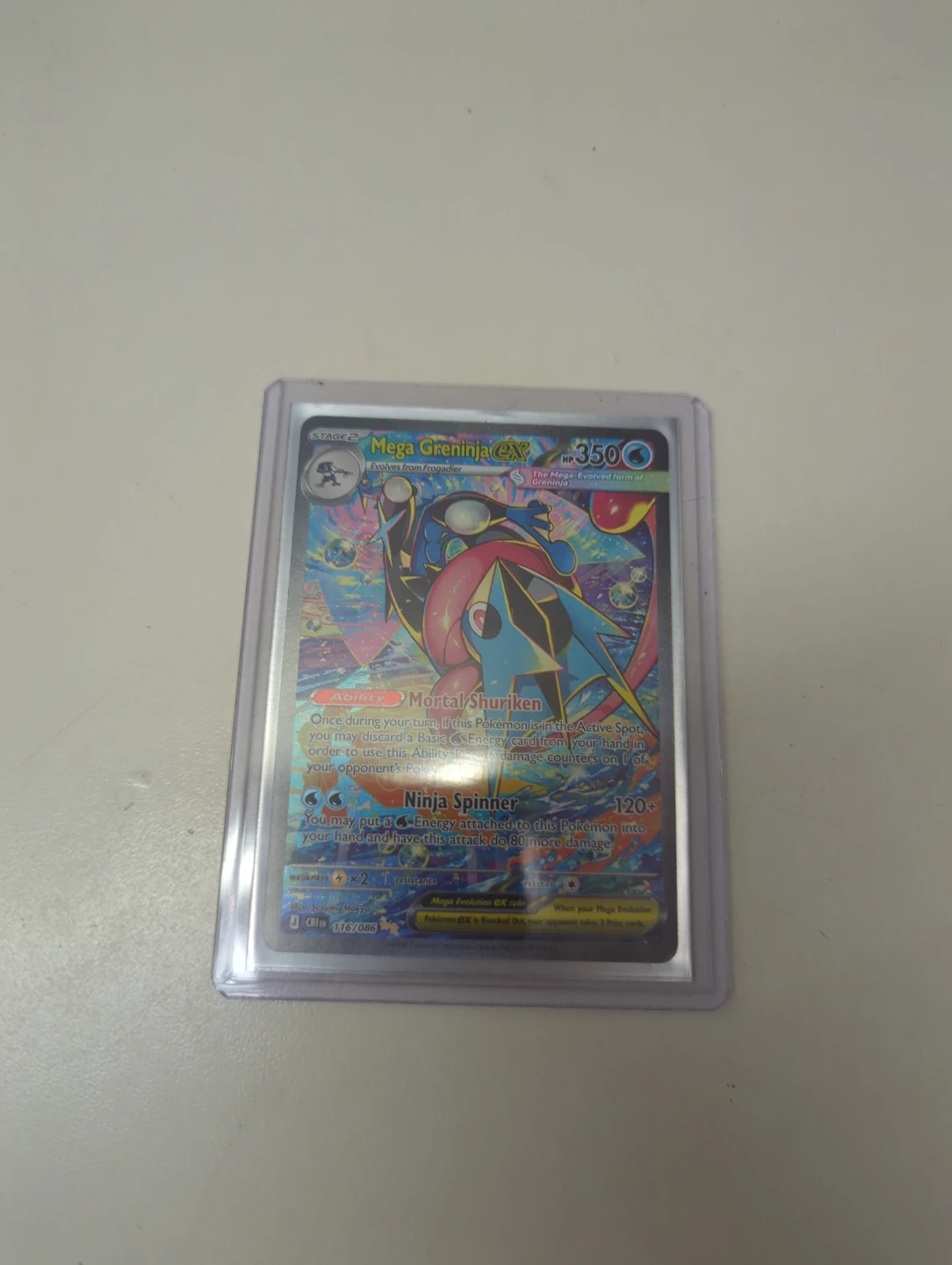 Mega Greninja EX Pokémon Card