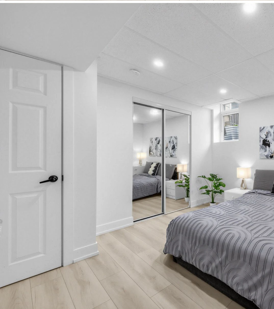 3 Room + 2 bath Separate Entry Basement Walmart/Durham College