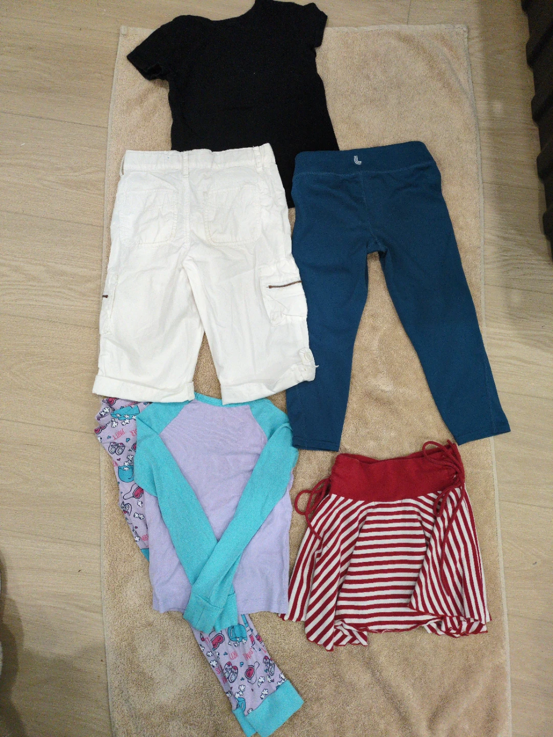 Kids Clothing Bundle - T-shirts, Pants, Shorts, Skirt size 5/6 - photo 2