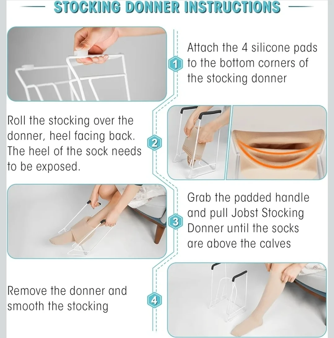 Stocking Donner Sock Aid Tool for Large Calves - photo 4