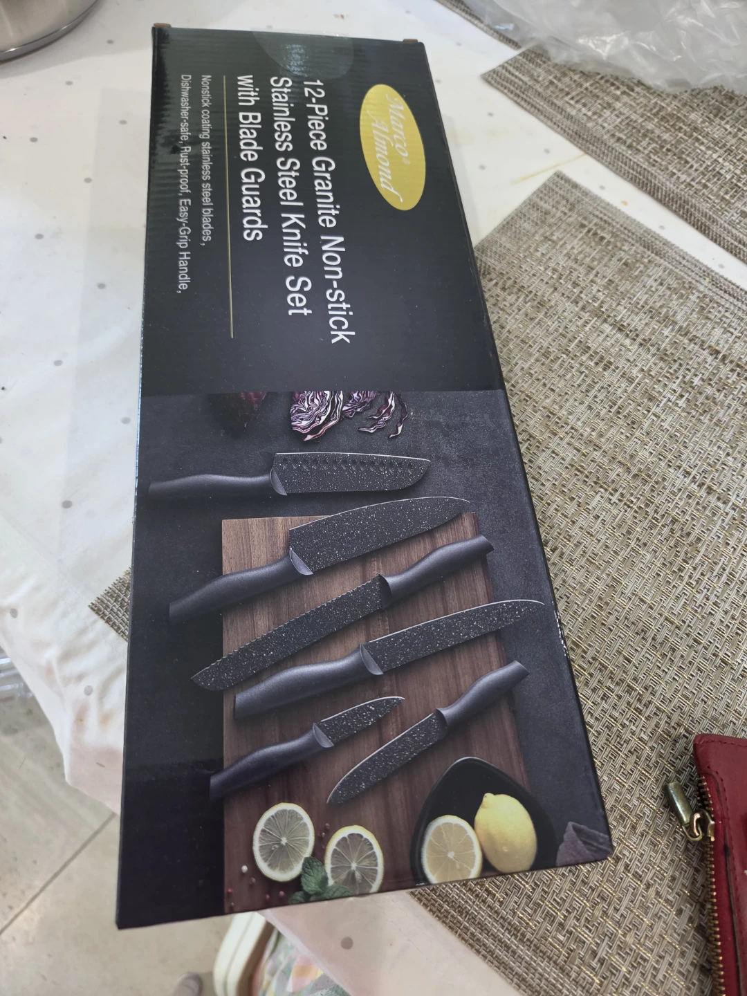 Marco Almond  12pc knife set