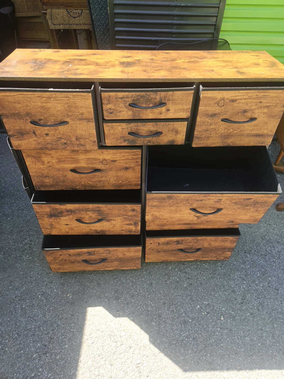 FAUX Wooden dresser very light.with 9 drawers - photo 2
