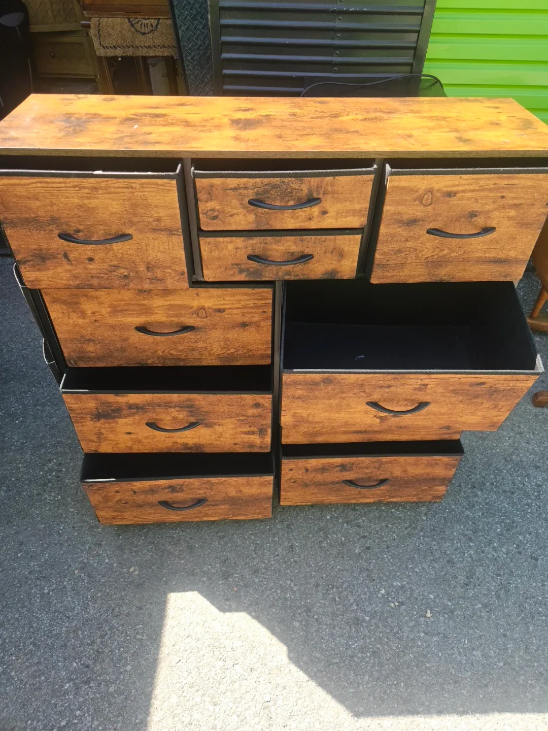 FAUX Wooden dresser very light.with 9 drawers - photo 2