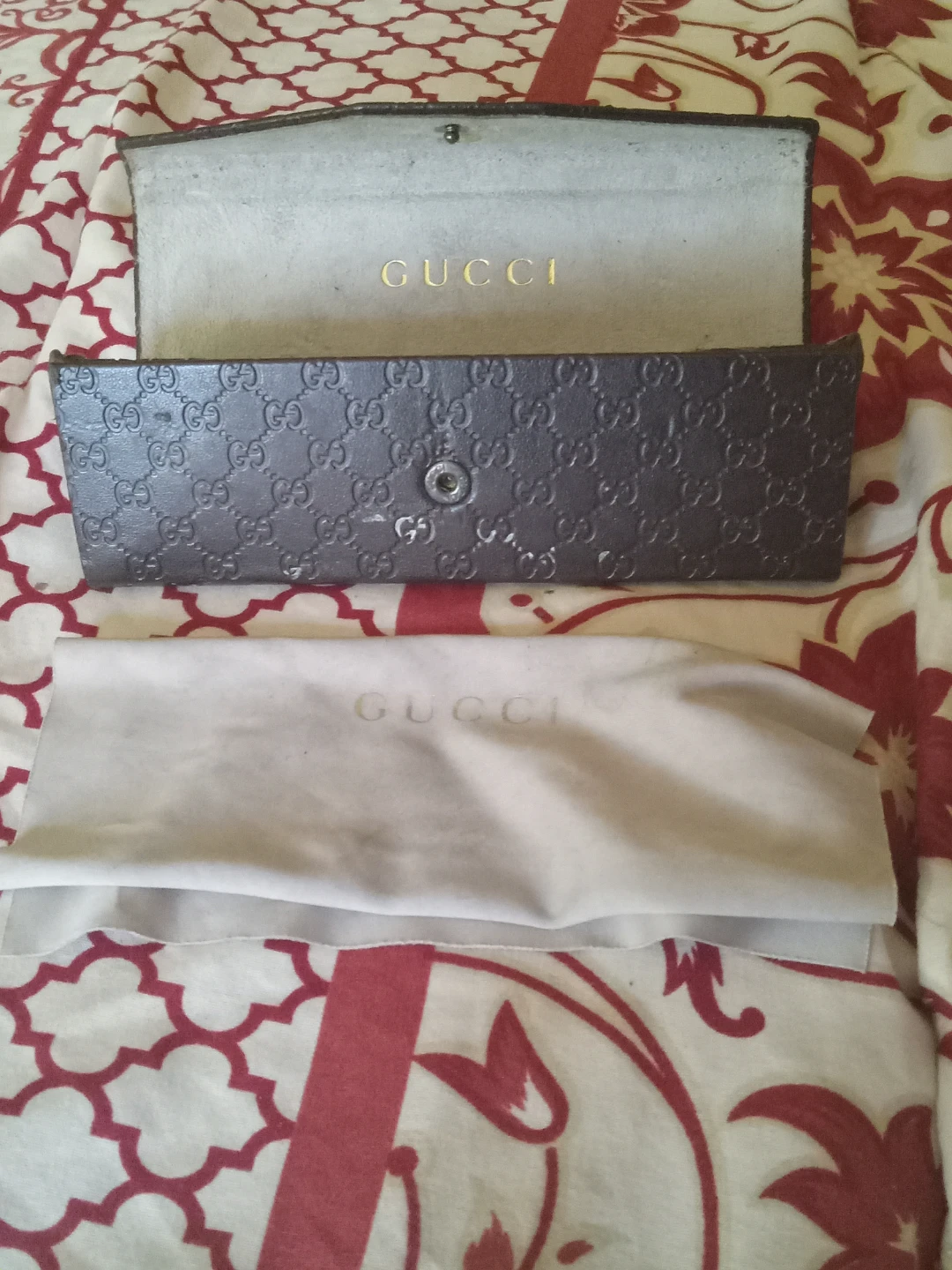 Gucci Eyeglasses with Case and Pouch